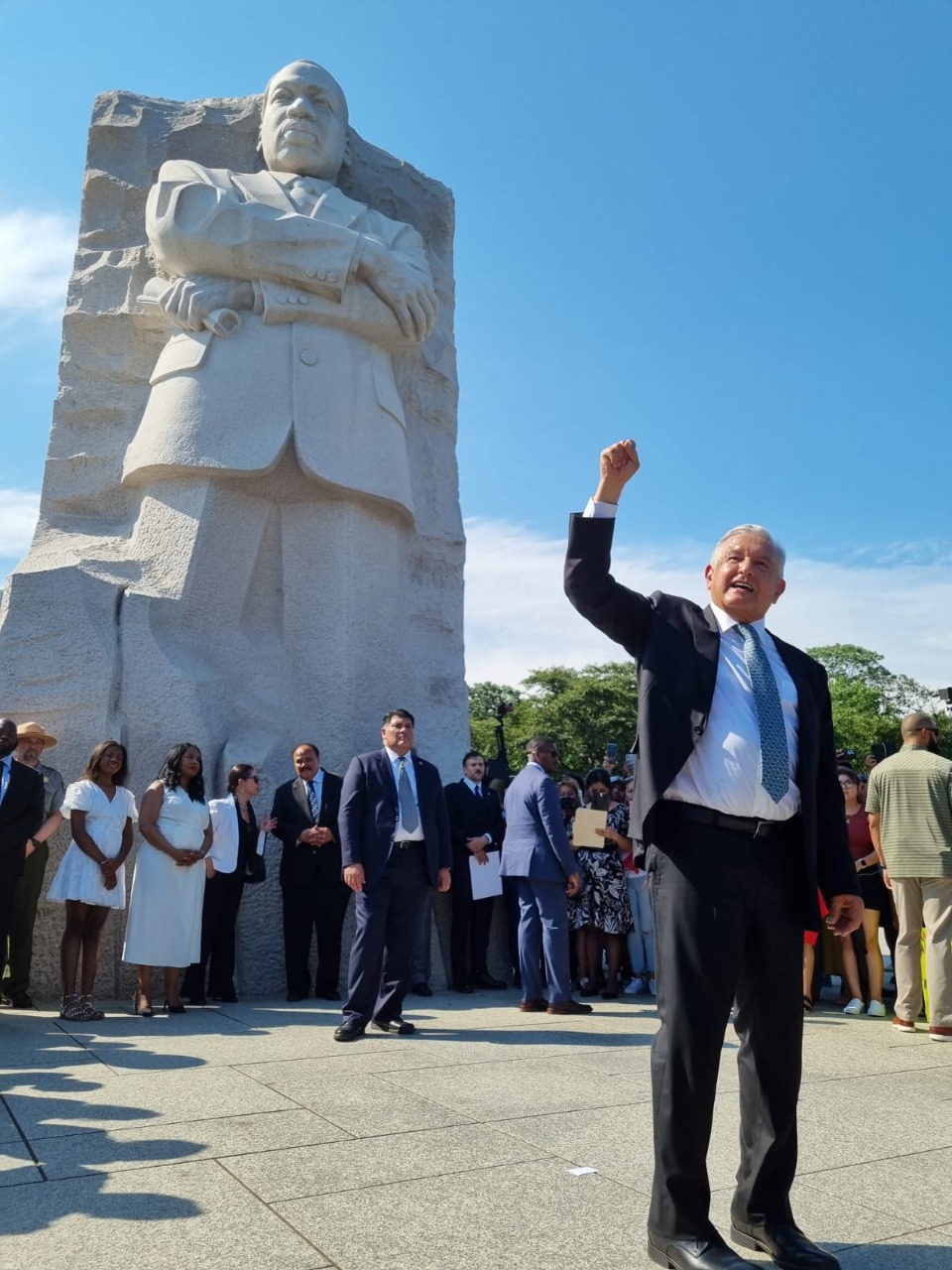 Presidente visita Memorial a Franklin Delano Roosevelt y el Monumento a Martin Luther King Jr.