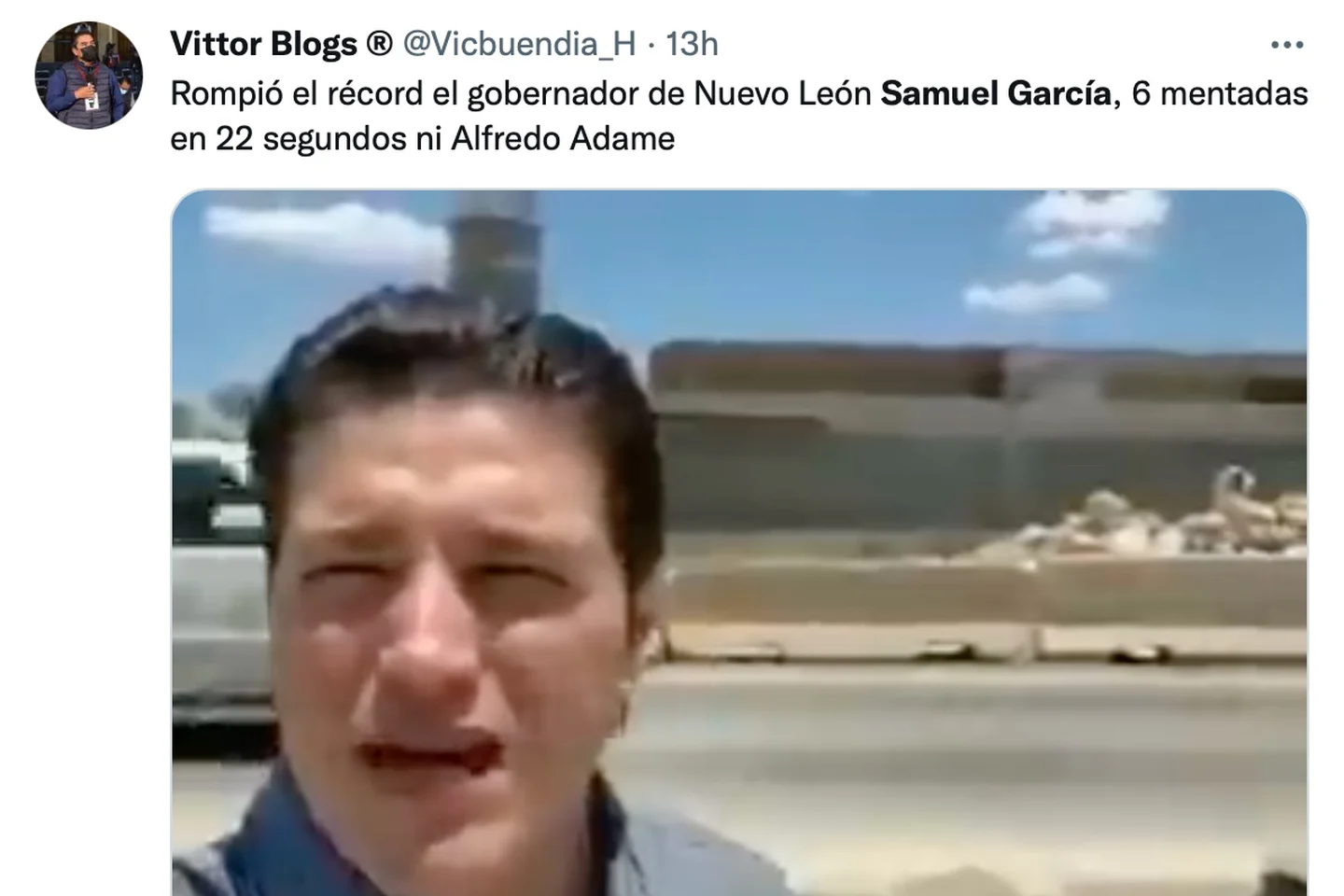 Memes que dejaron las “mentadas” a Samuel García tras presumir puente