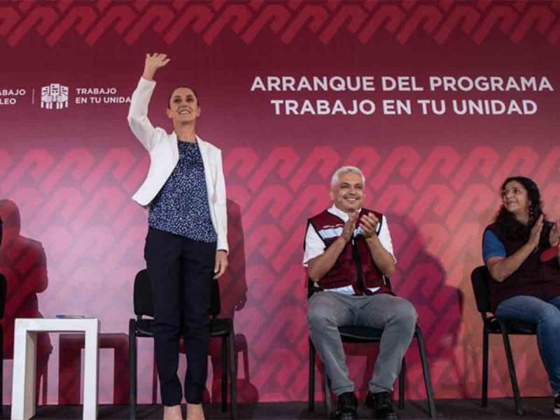 Arranca Gobierno capitalino programa de empleo temporal “Trabajo en tu Unidad”