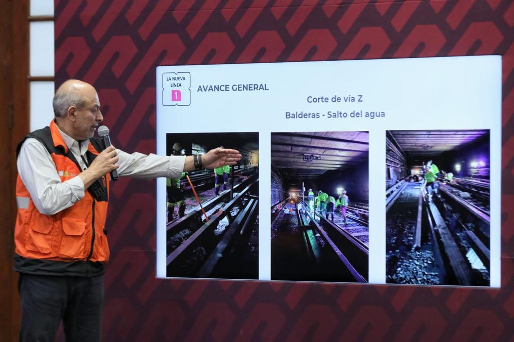 Secretario de Movilidad y Director del Metro informan avances de trabajos para la Nueva Línea 1, así como de la operación del Servicio de Apoyo