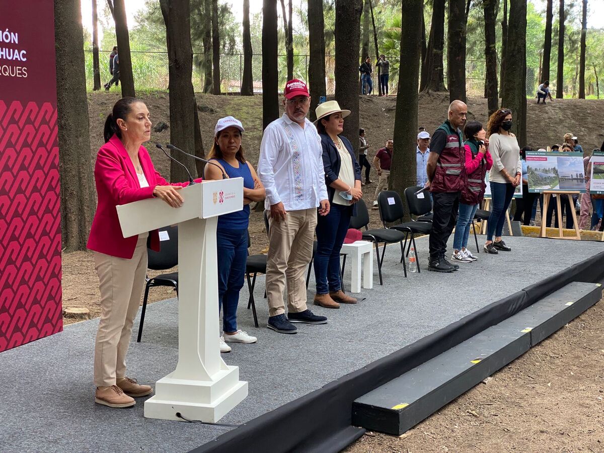 Convertirá rehabilitación al Bosque de Tláhuac en uno de los mejores espacios de la Ciudad de México: Claudia Sheinbaum