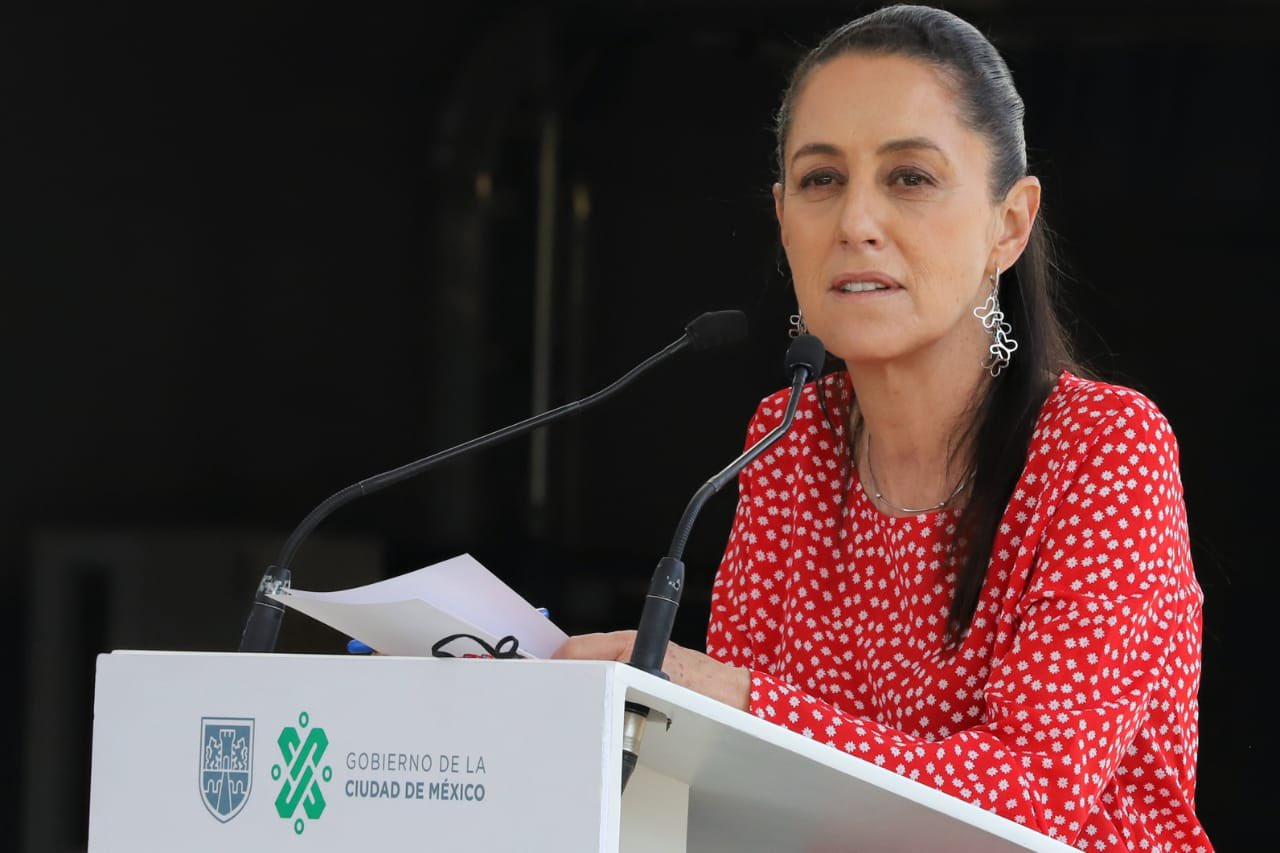 Mensaje de la Jefa de Gobierno, Claudia Sheinbaum Pardo; y de la subsecretaria de Desarrollo Institucional de la Secretaría de Seguridad Ciudadana, Marcela Figueroa Franco, durante conferencia de prensa