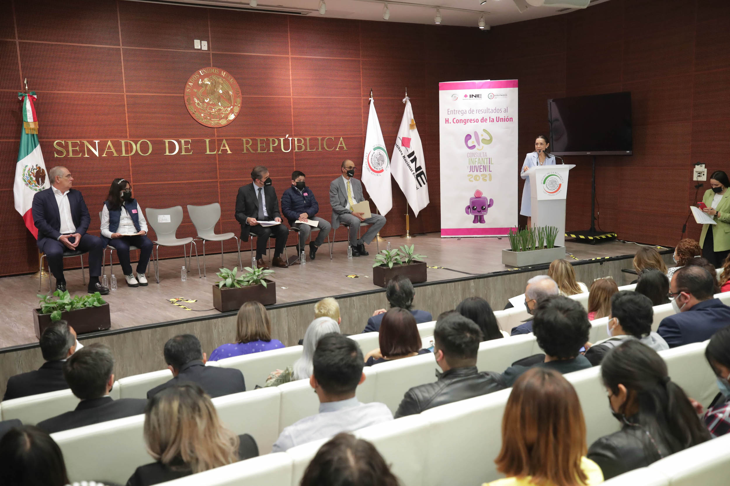Presentan en el Senado Consulta Infantil y Juvenil 2022