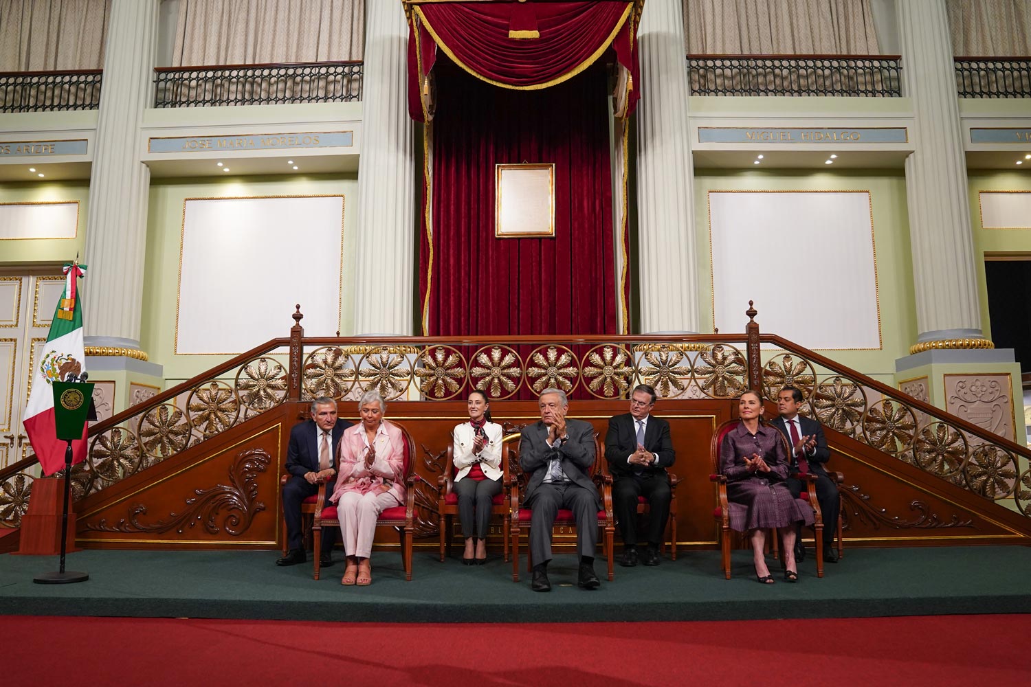 AMLO participa en reinauguración del Recinto Parlamentario 1857 en Palacio Nacional; albergará exposición ‘México en sus Constituciones’
