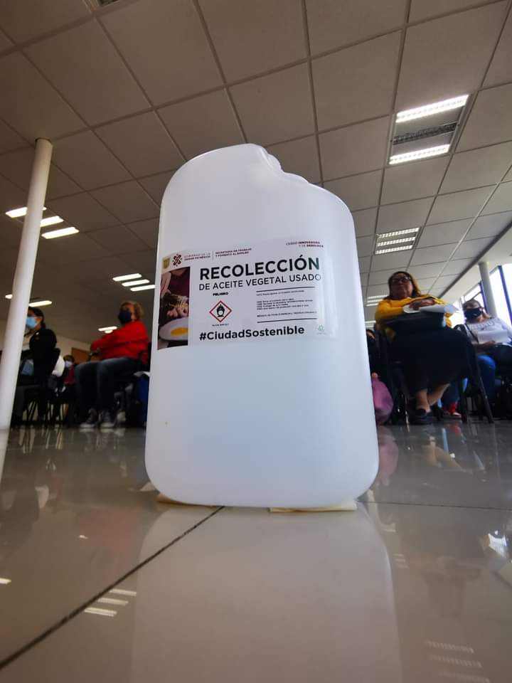 Promueve Sedema separación y reciclaje de aceite usado con “Mi cocina no contamina”