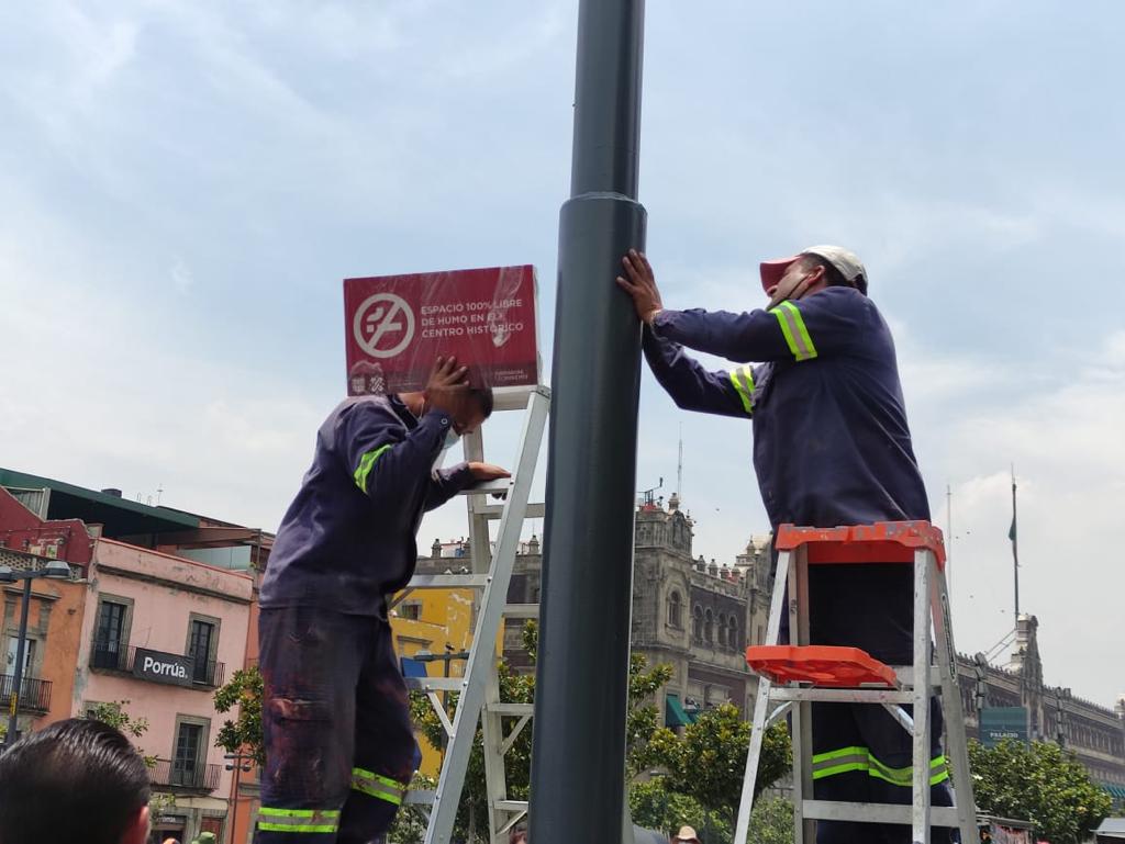 Inicia señalización de espacios Libres de Humo