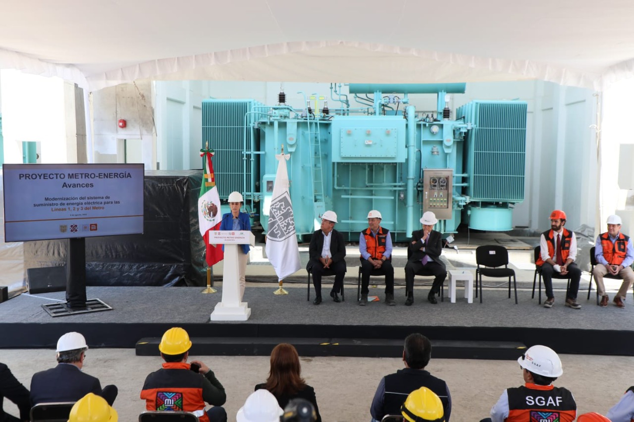 Registra Proyecto Metro-Energía 85 por ciento de avance 
