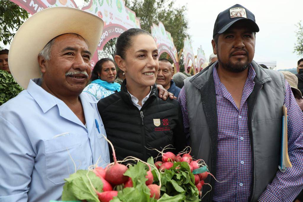 Propone Claudia Sheinbaum elevar a rango Constitucional al apoyo al campo de la Ciudad de México
