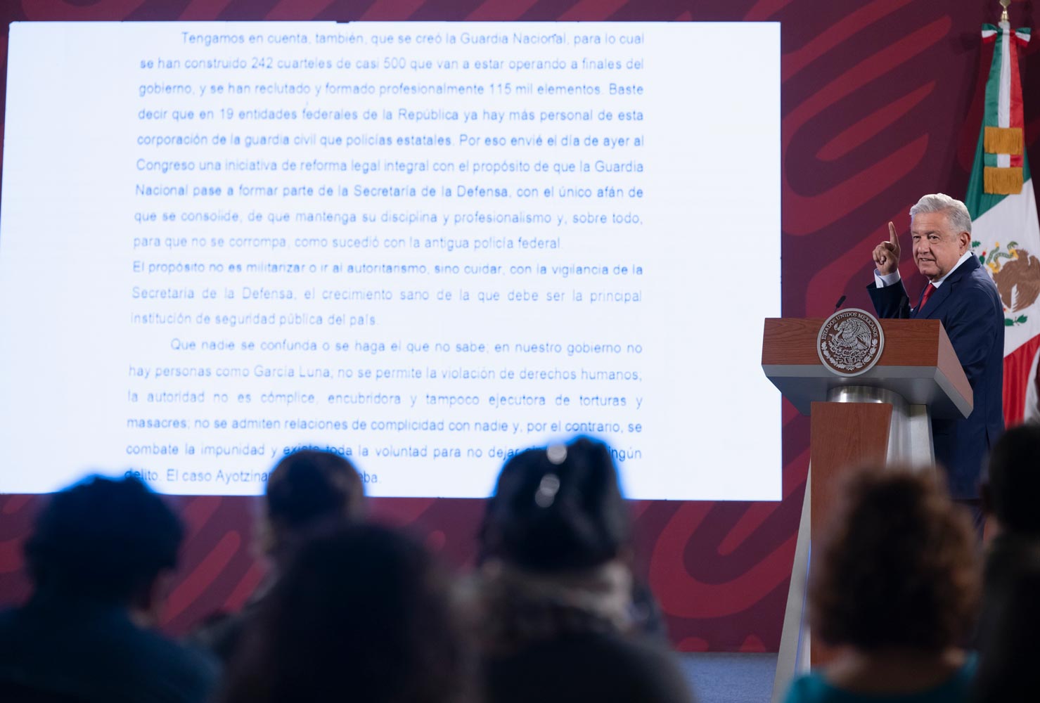 Reforma de Guardia Nacional conviene al pueblo de México: AMLO; blindaje legal no es militarización, afirma