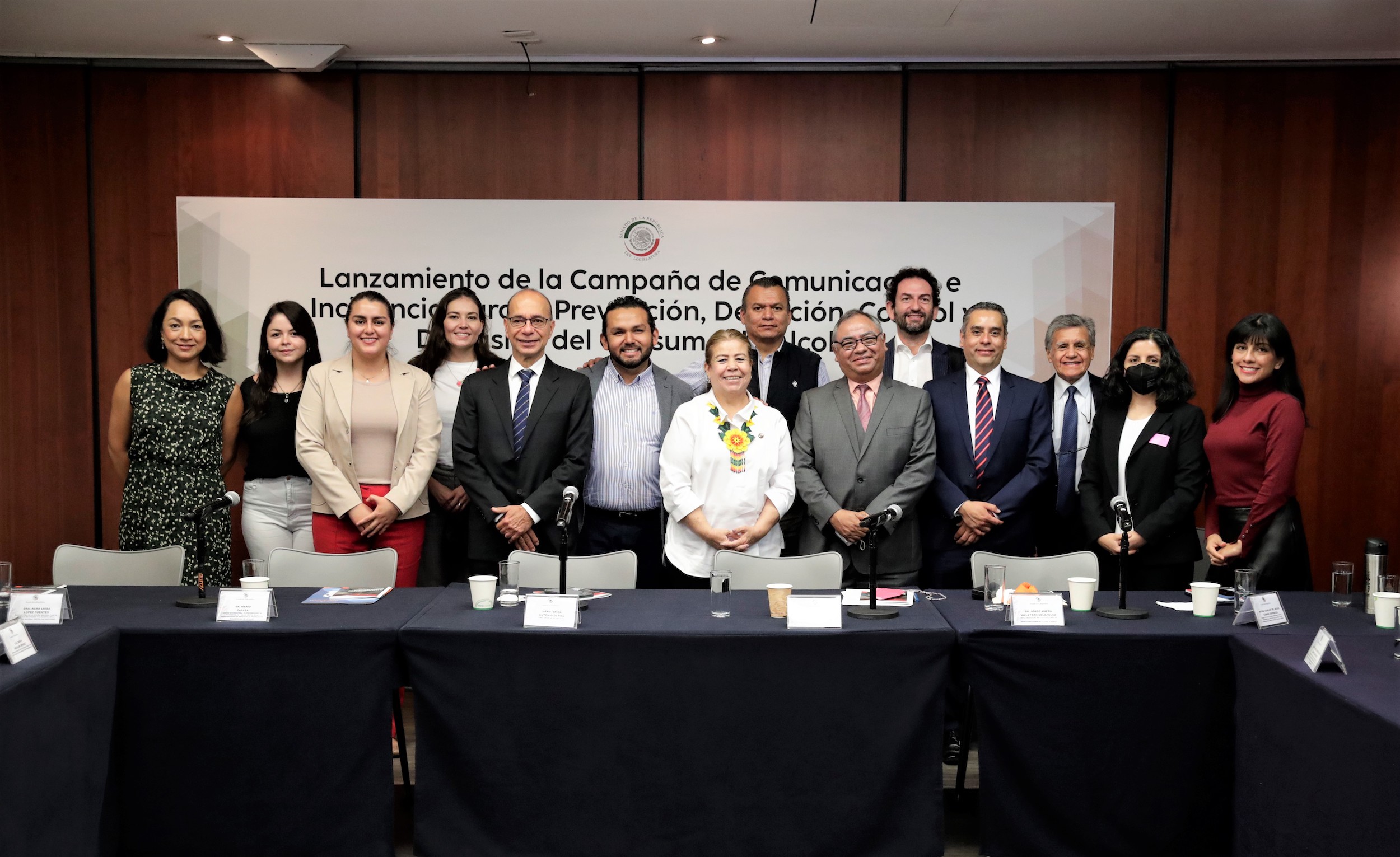 Inician en el Senado campaña para prevenir consumo de alcohol 