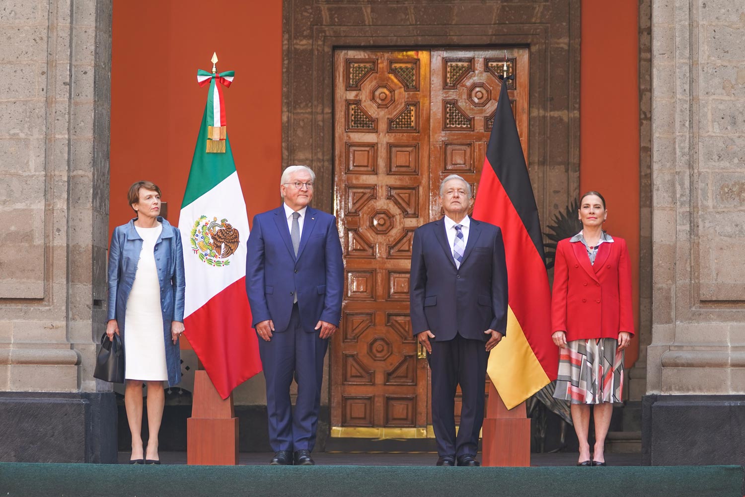 Presidente López Obrador recibe visita oficial de Frank-Walter Steinmeier, presidente de Alemania
