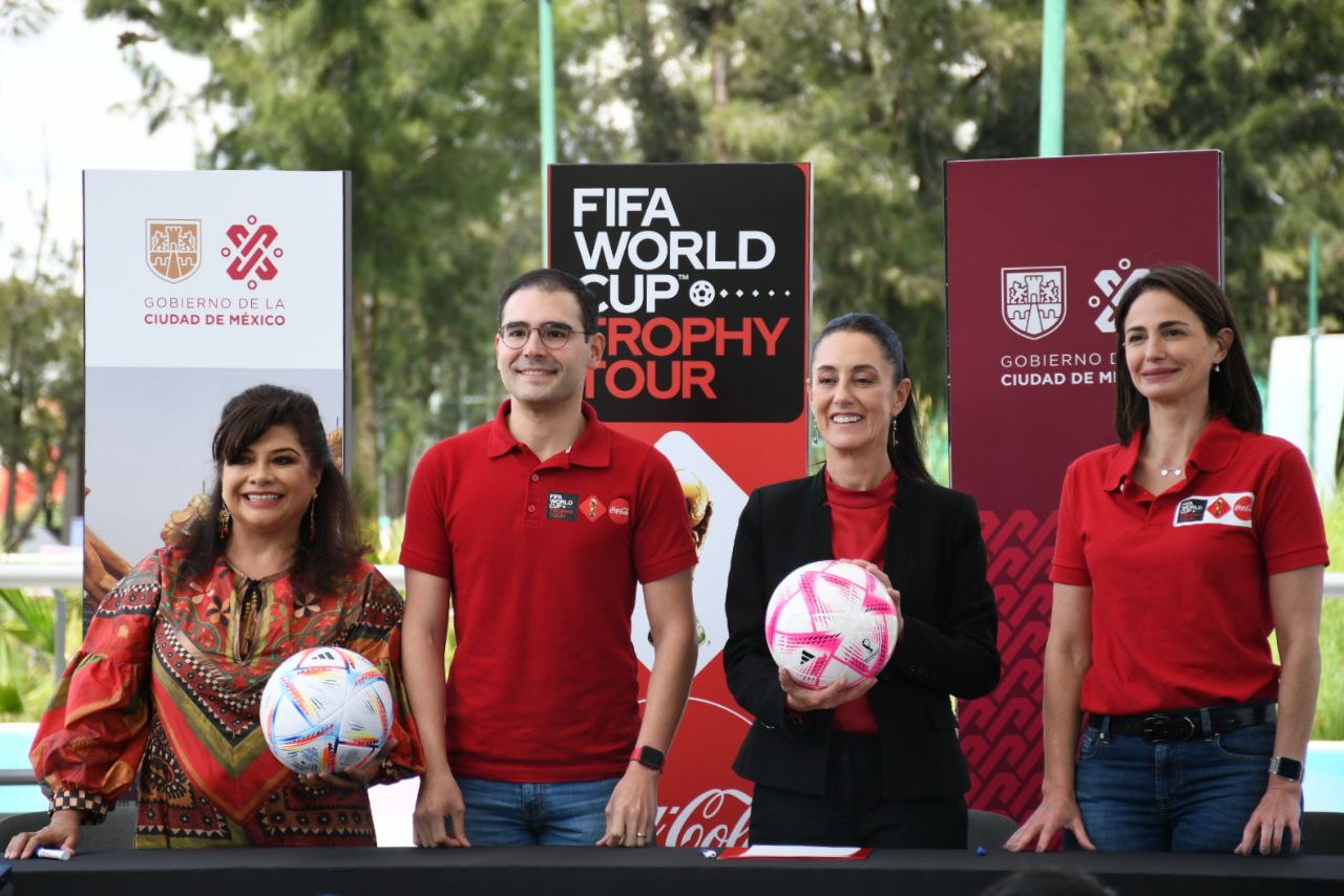 Por primera vez Copa Mundial de la FIFA inicia tour por América Latina en Ciudad de México e Iztapalapa