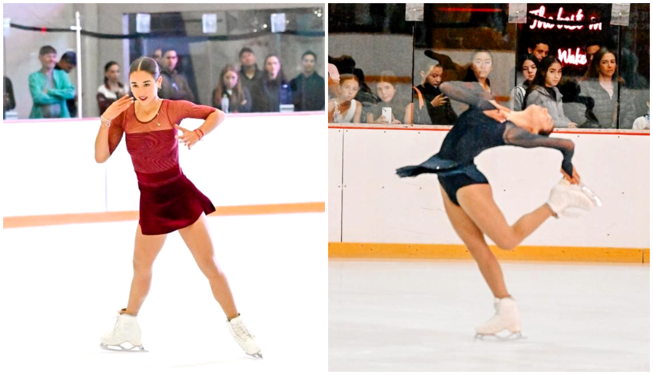 Con nuevas rutinas, patinadora Andrea Astrain se presenta en Grand Prix Junior en Polonia