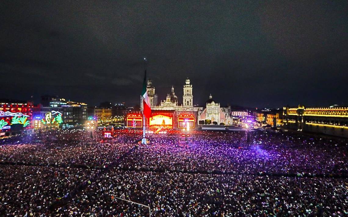 Rompe Grupo Firme récord de asistencia en el Zócalo de la Ciudad de México con más de 280 mil personas