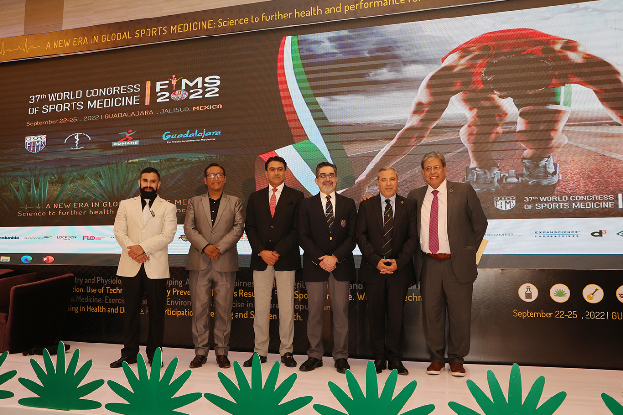 Con participación de 47 países, concluye con éxito Congreso Mundial de Medicina del Deporte en Guadalajara