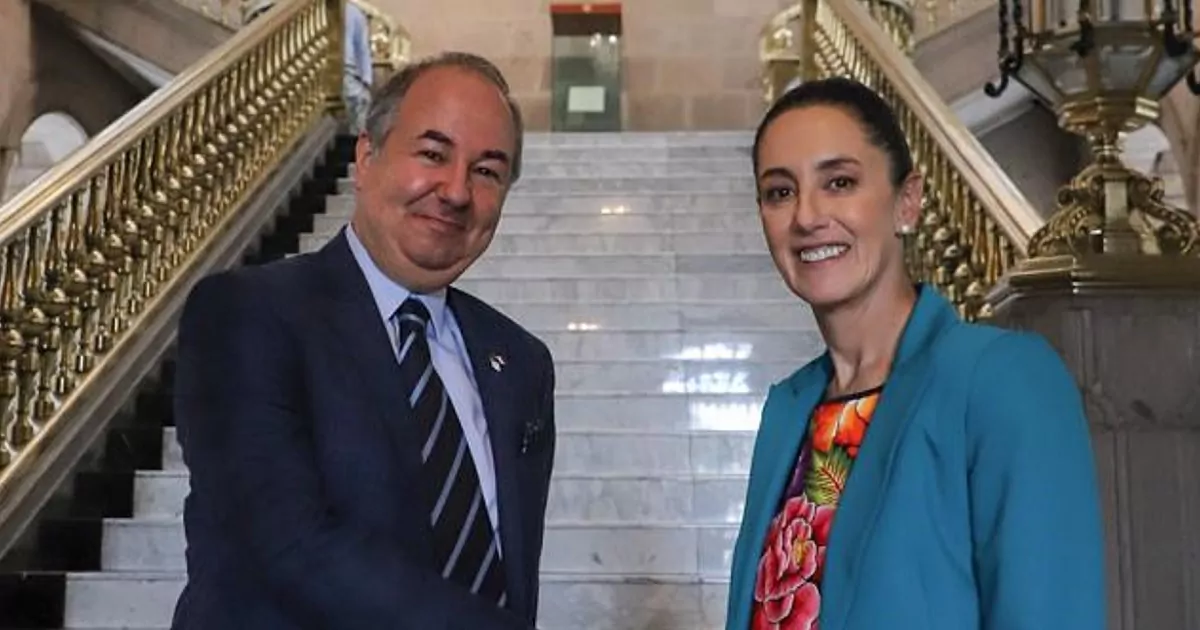 Se reúnen la Jefa de Gobierno de la Ciudad de México, Dra. Claudia Sheinbaum, y el Embajador de Israel en México, Zvi Tal