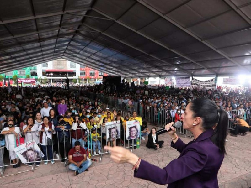 Arranca Claudia Sheinbaum en Iztacalco Cuarto Informe de Gobierno por alcaldías