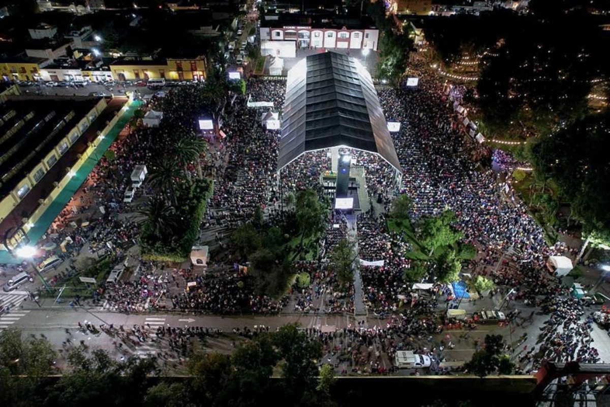Acuden 20 mil personas al Cuarto Informe de Gobierno de Claudia Sheinbaum en Xochimilco