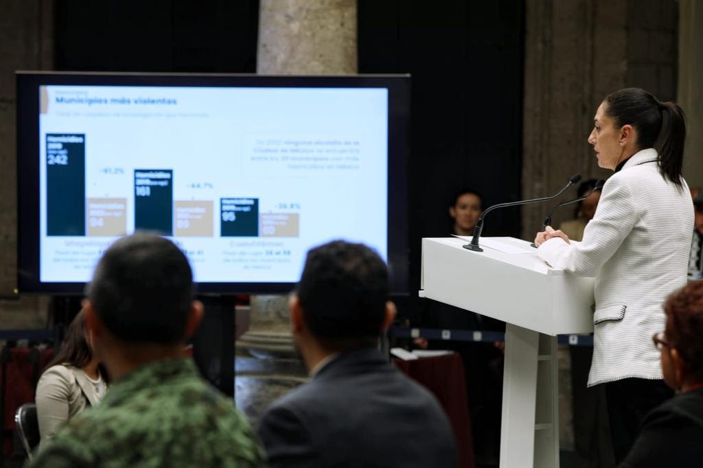 La Ciudad de México es muestra de que la estrategia de paz es la correcta: Claudia Sheinbaum