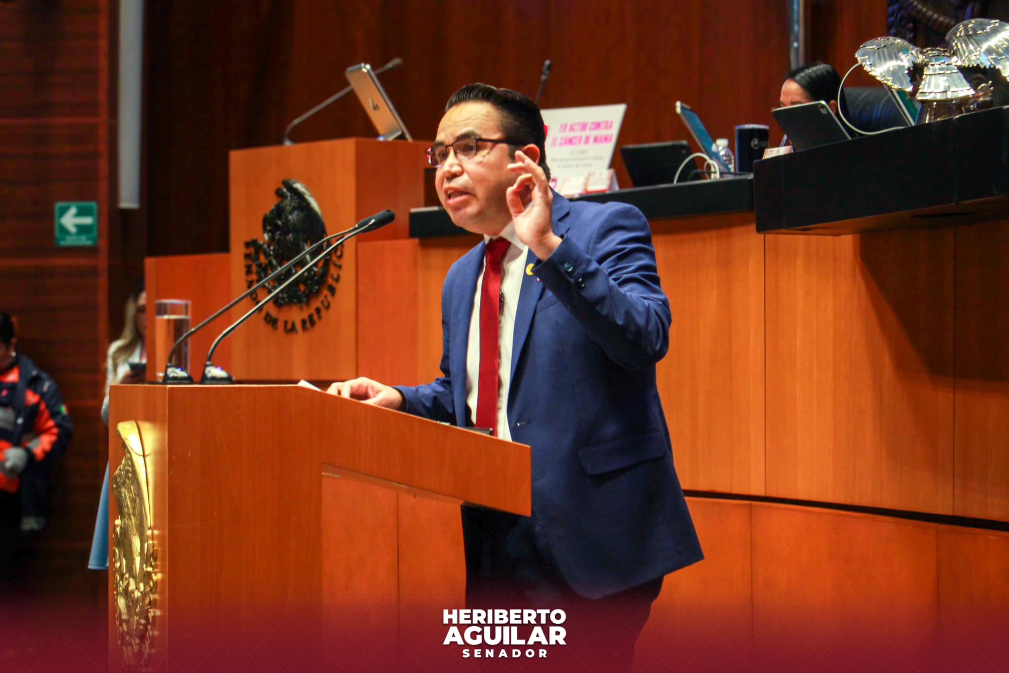 Senador Heriberto Aguilar apoya la reforma ferroviaria para reactivar el desarrollo regional en México