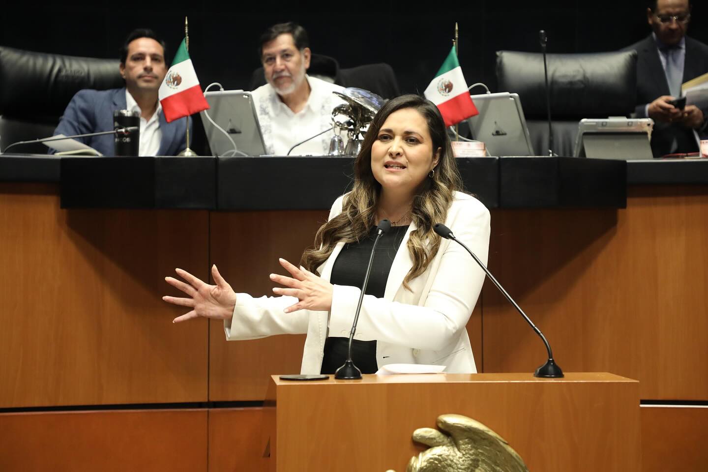 Senadora Cynthia López Castro respalda reforma al artículo 21 para fortalecer la seguridad pública