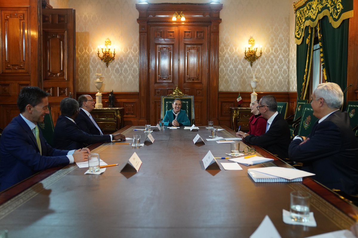 SHEINBAUM DIALOGA CON BLACKROCK Y GIP INVERSIONES EN MÉXICO