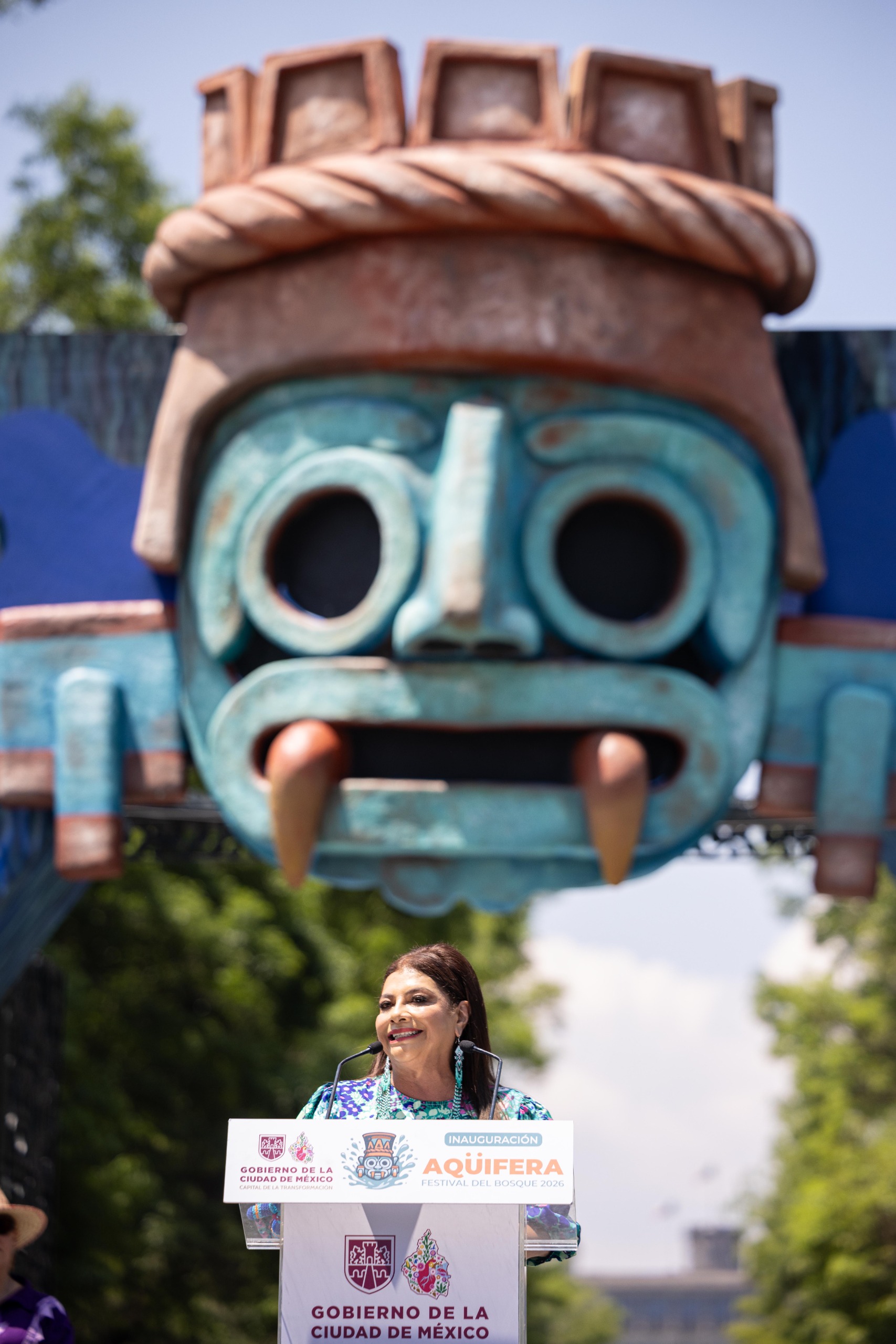Brugada inaugura Aqüifera, Festival del Bosque 2026, dedicado al cuidado del agua en Chapultepec