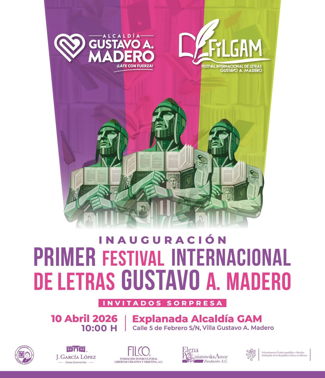 Alcaldía Gustavo A. Madero estrena el FILGAM, su primer Festival Internacional de Letras