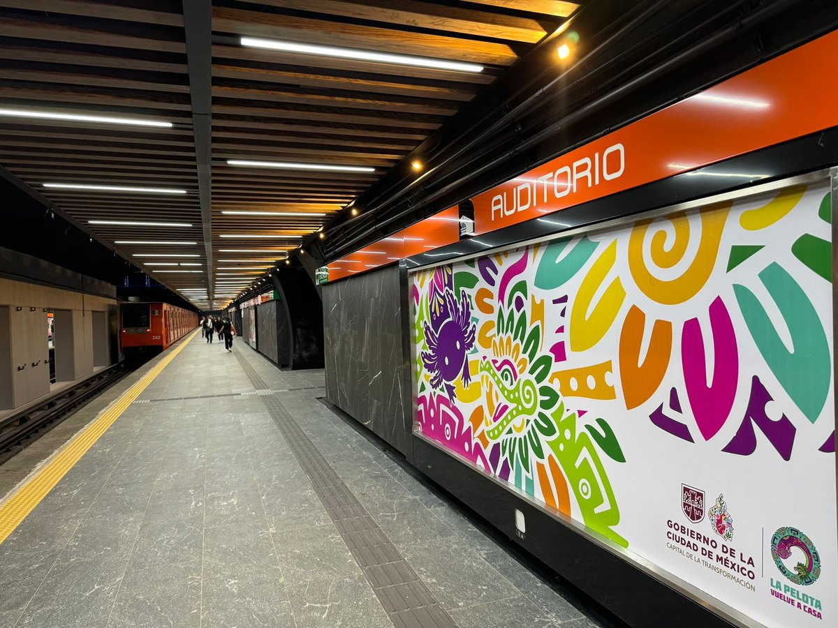 Metro Auditorio reabre en la Línea 7 tras casi cinco meses de remodelación