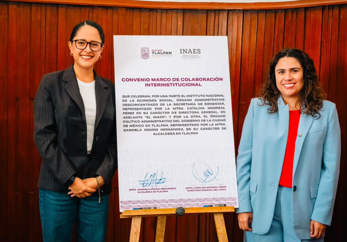 GABY OSORIO FIRMA CONVENIO CON INAES PARA IMPULSAR ECONOMÍA