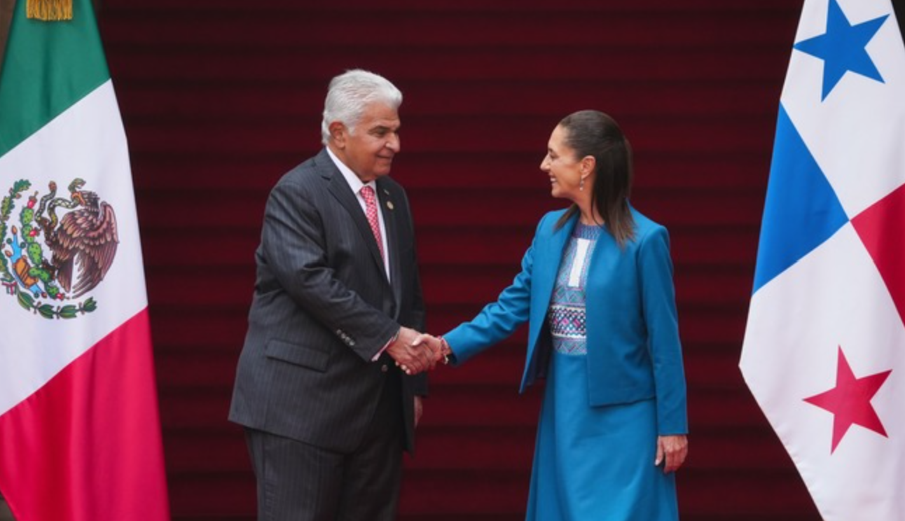 SHEINBAUM SE REÚNE CON PRESIDENTE DE PANAMÁ