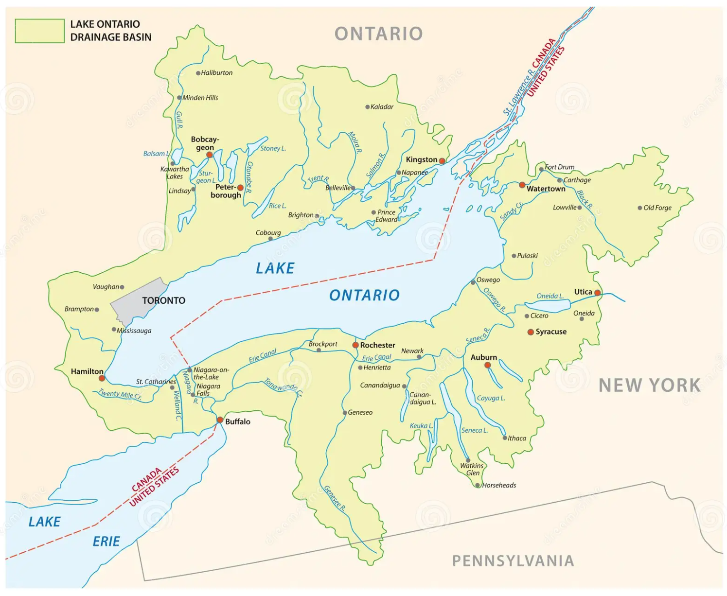 EUA CAMBIA NOMBRE AL LAGO ONTARIO EN DOCUMENTACIÓN OFICIAL