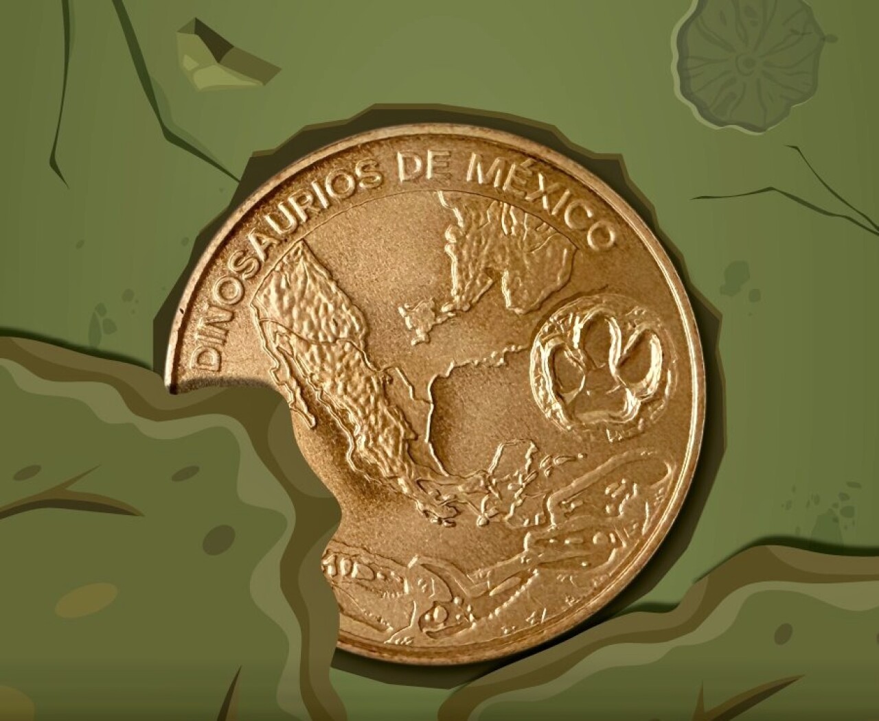 CASA DE MONEDA RELANZA COLECCIÓN DE MEDALLAS DE DINOSAURIOS MEXICANOS