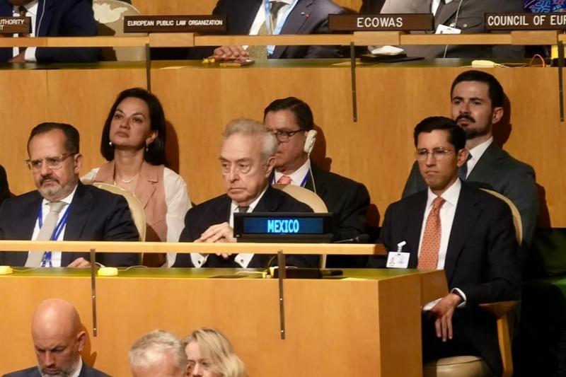Velasco Álvarez representa a México ante la ONU en Asamblea General