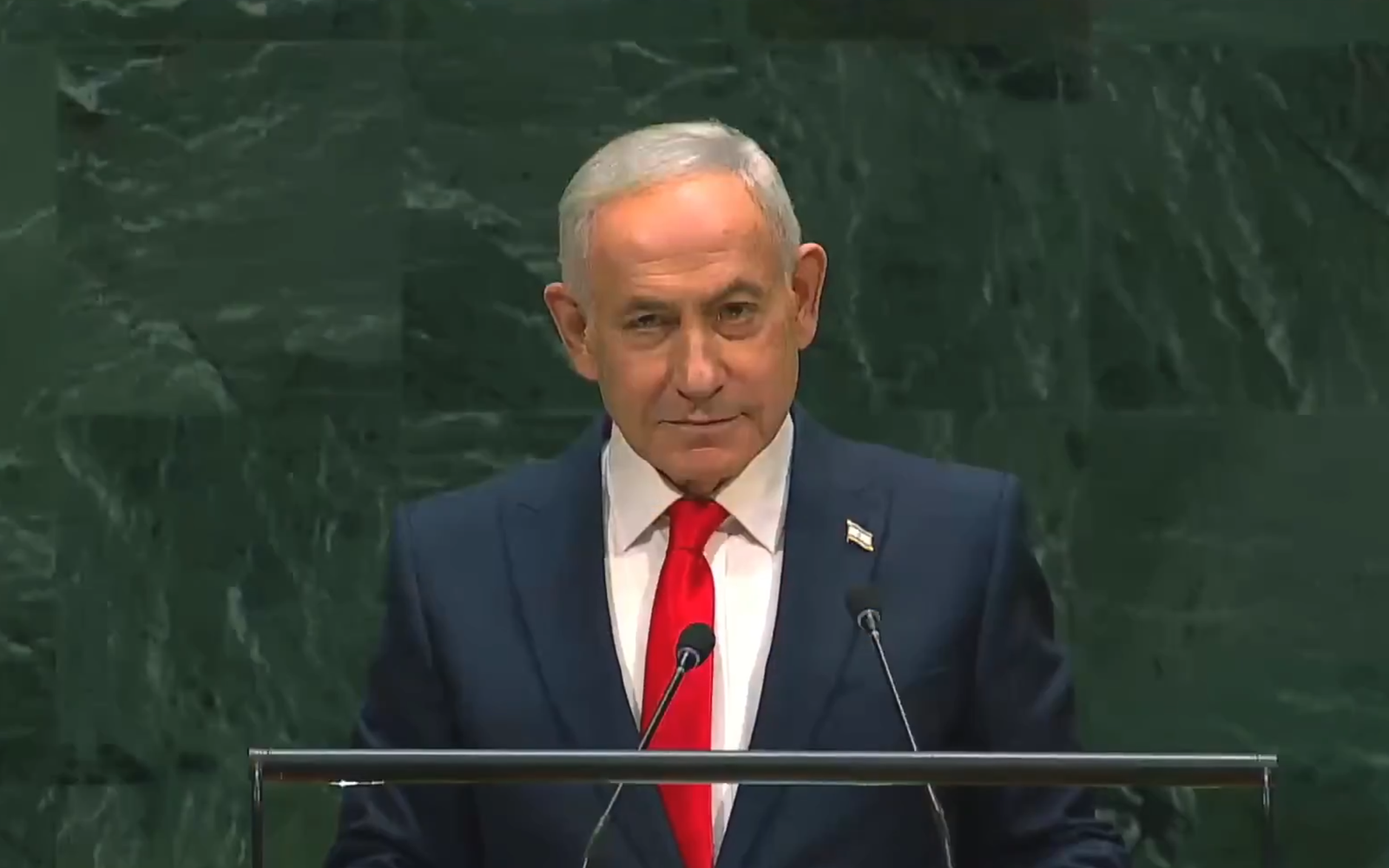 Delegados de la ONU abandonan sala durante discurso de Netanyahu