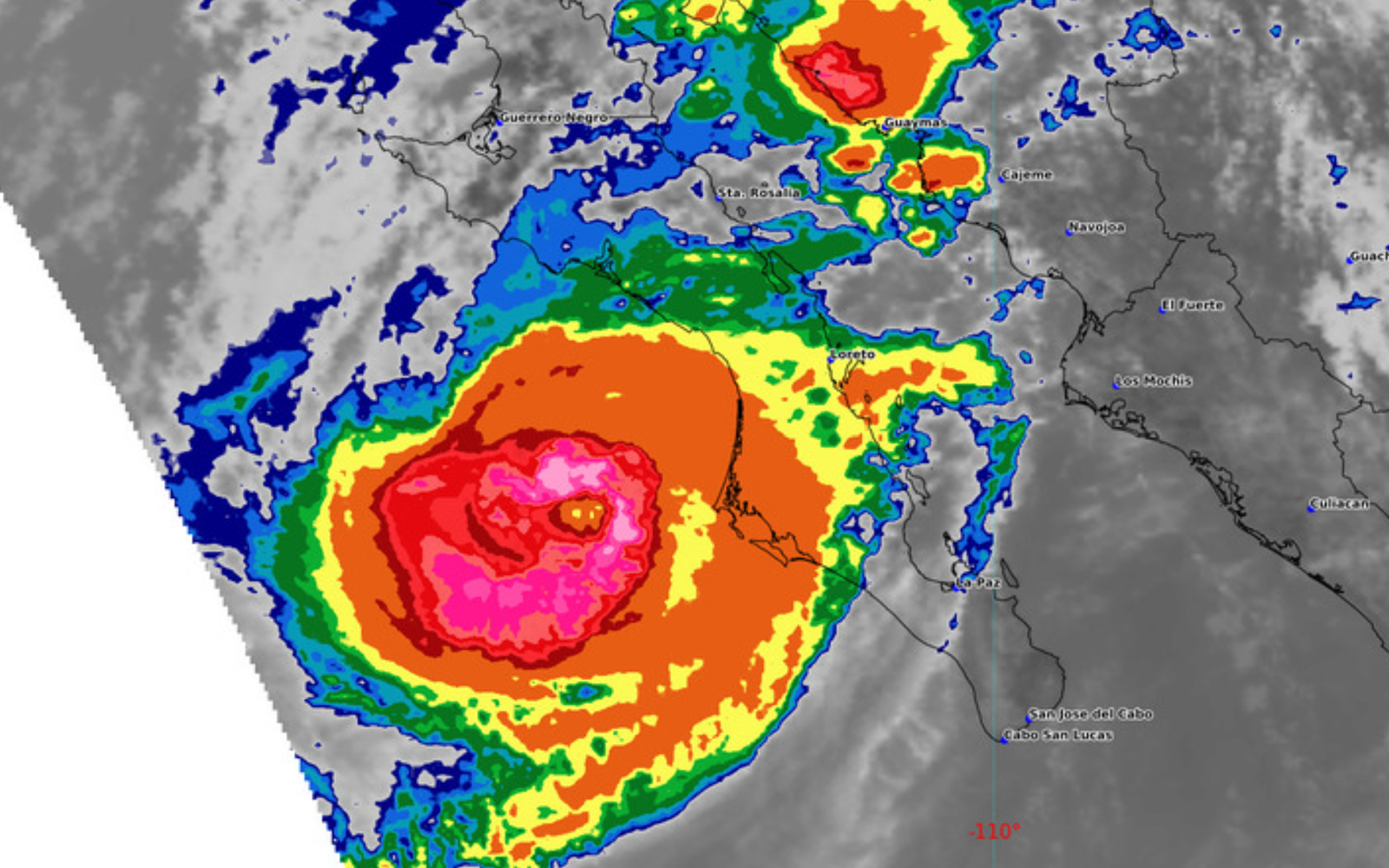Huracán Polo tocará tierra en Baja California Sur