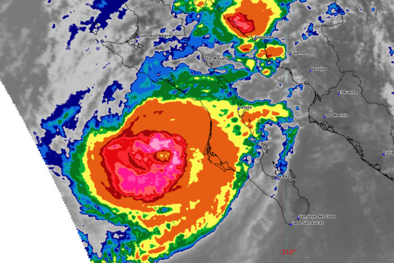 Huracán Polo tocará tierra en Baja California Sur