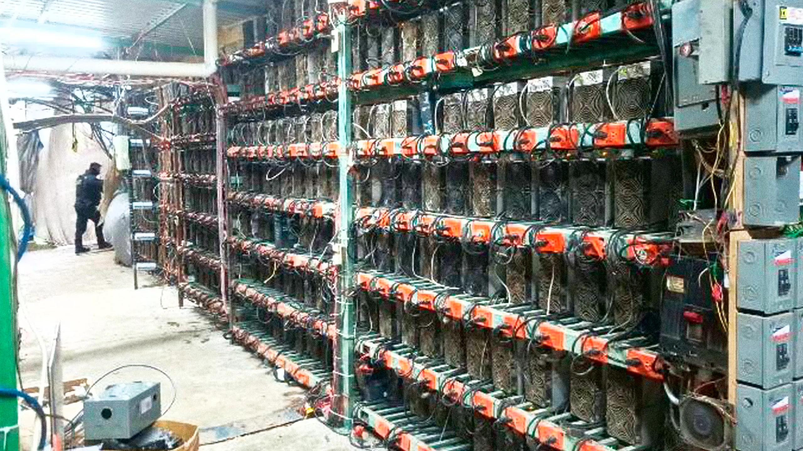 ASEGURAN GRANJA CLANDESTINA DE CRIPTOMONEDAS EN PUEBLA