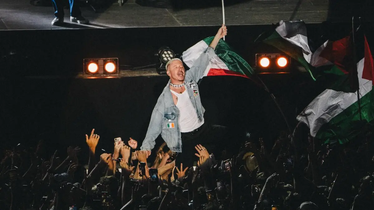 MACKLEMORE SALE DE LA GIRA DE ED SHEERAN POR COMENTARIOS SOBRE PALESTINA