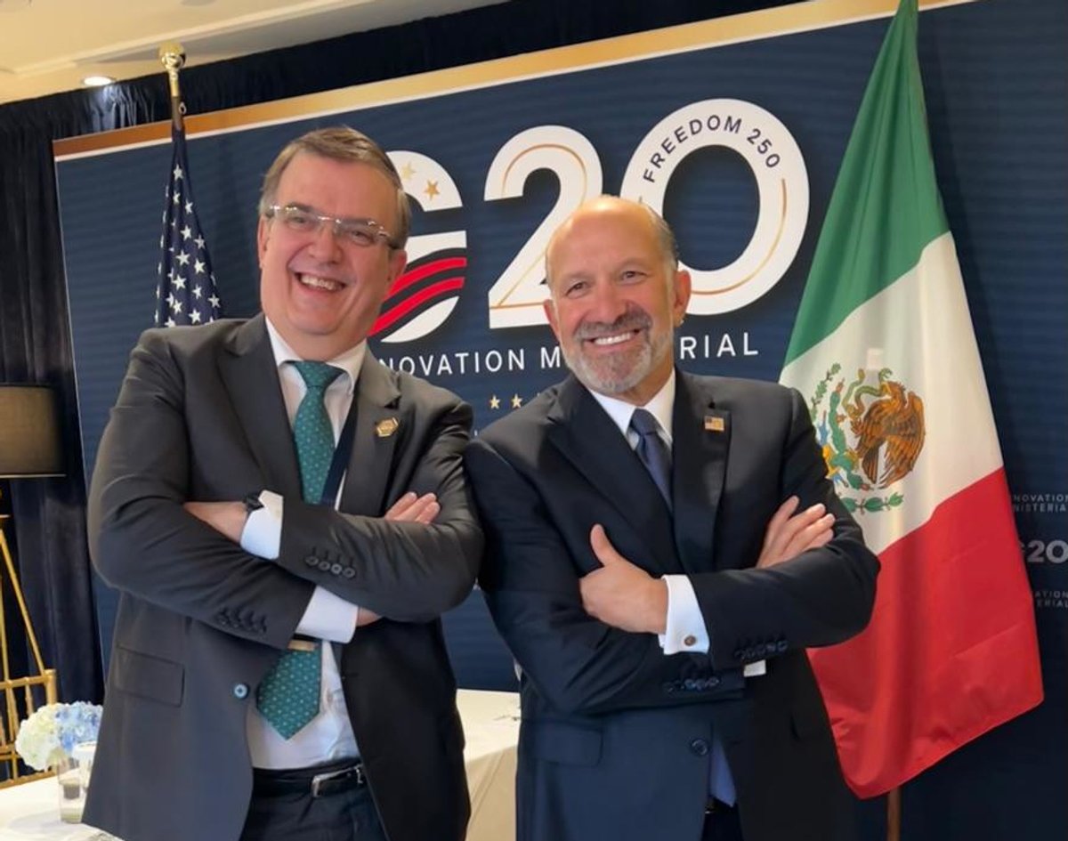 Ebrard y Lutnick abordan comercio e inteligencia artificial
