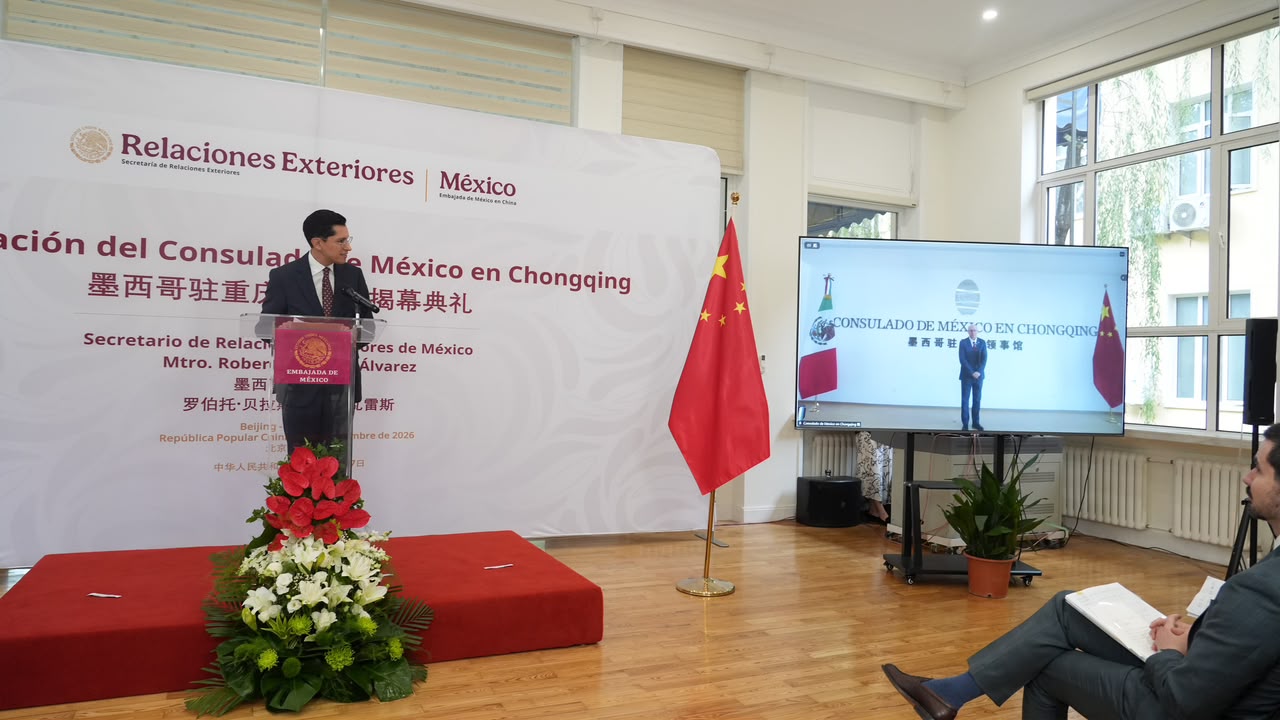 VELASCO INAUGURA CONSULADO MEXICANO EN CHINA