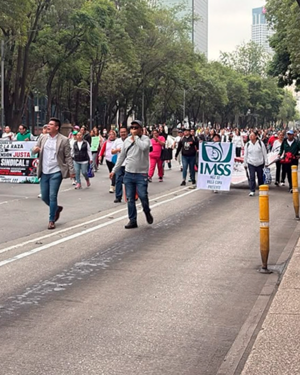 SEGOB llama al diálogo a trabajadores del IMSS y niega retención de sindicalizados