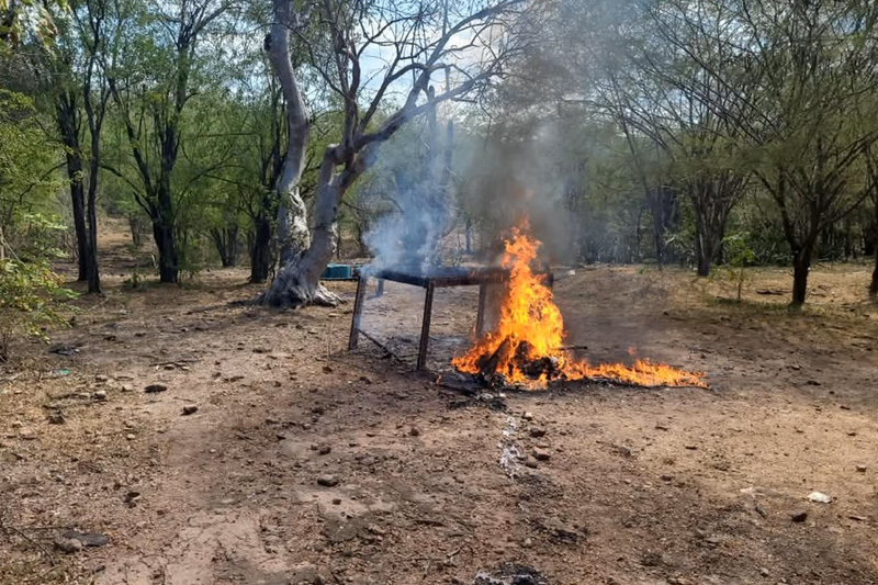 Gabinete de Seguridad desmantela laboratorio de metanfetaminas en Sinaloa